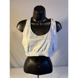 Shadow Sport Gray Sports Bra Top Womens Size XL Stretchy Racerback